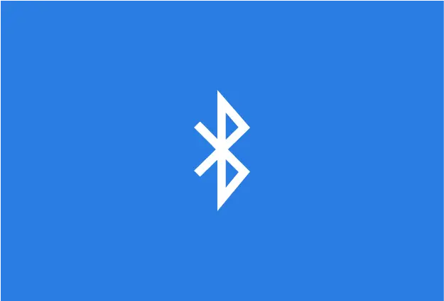 Bluetooth symbol.